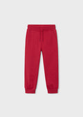 Berry cuffed fleece