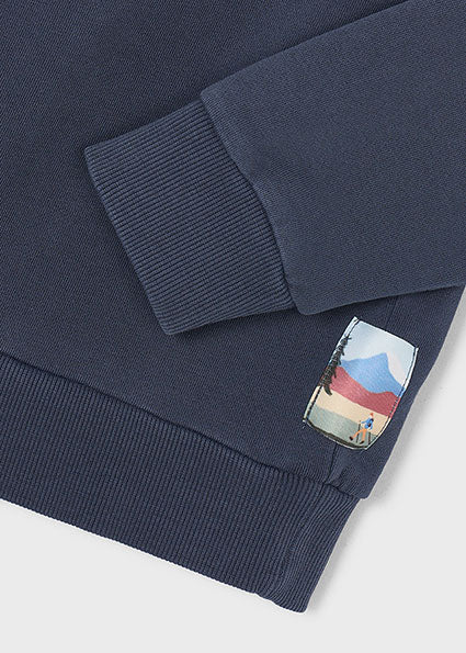 Funnel neck pullover
