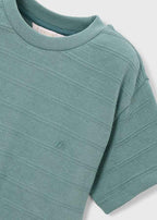 textured striped t-shirt