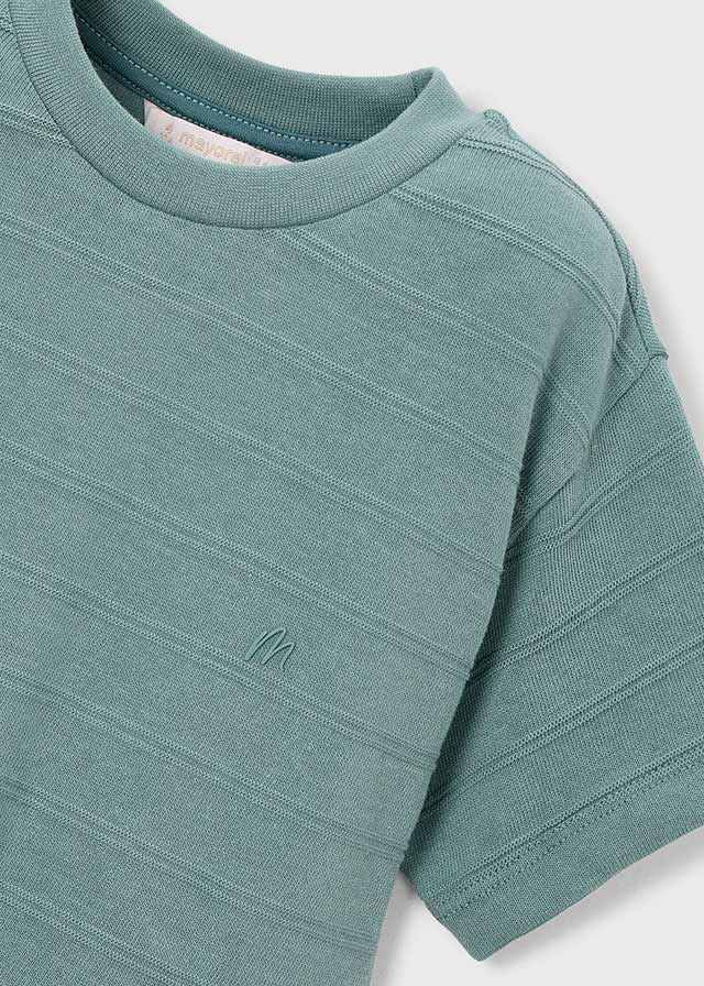 textured striped t-shirt