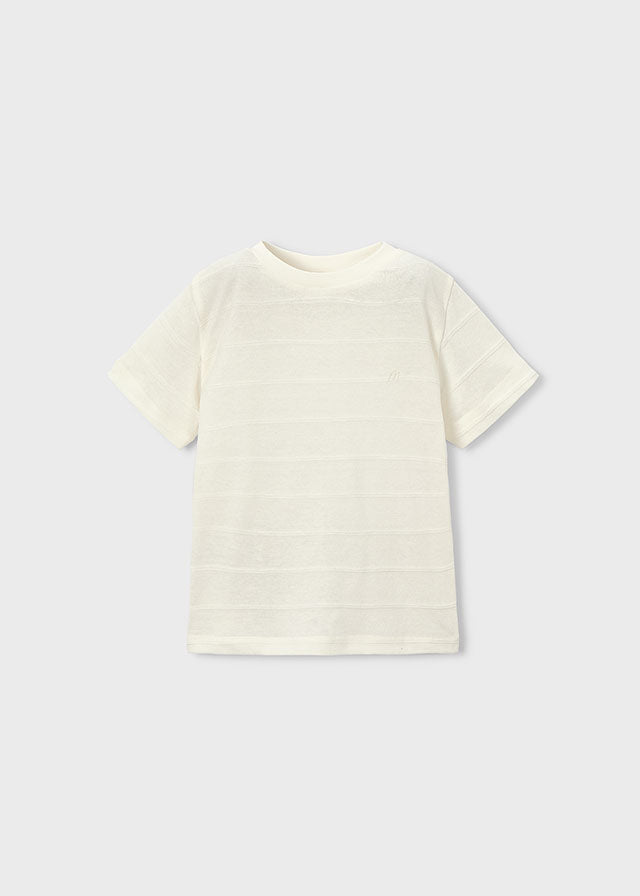 textured striped t-shirt