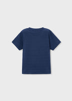 textured striped t-shirt