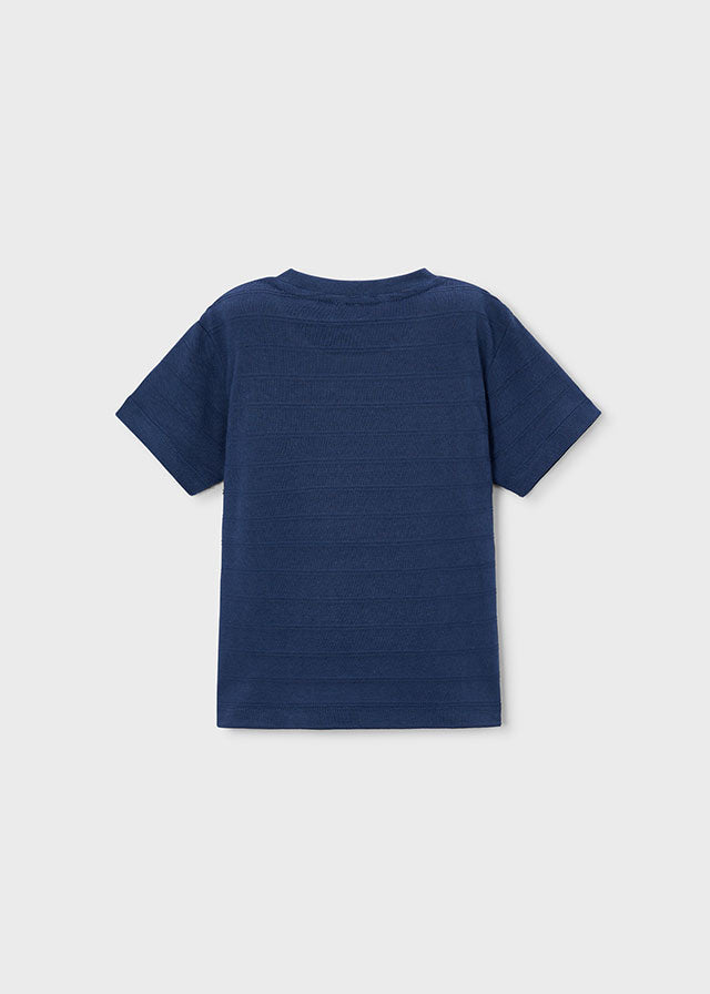 textured striped t-shirt