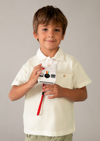 button front polo