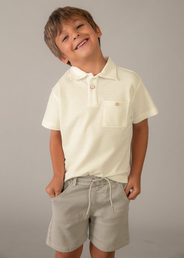 button front polo
