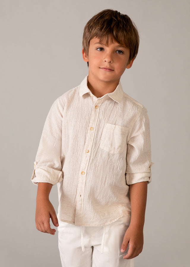 linen button down