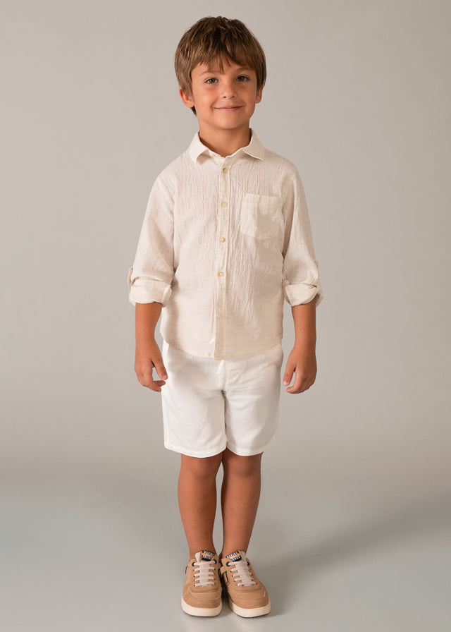 linen button down