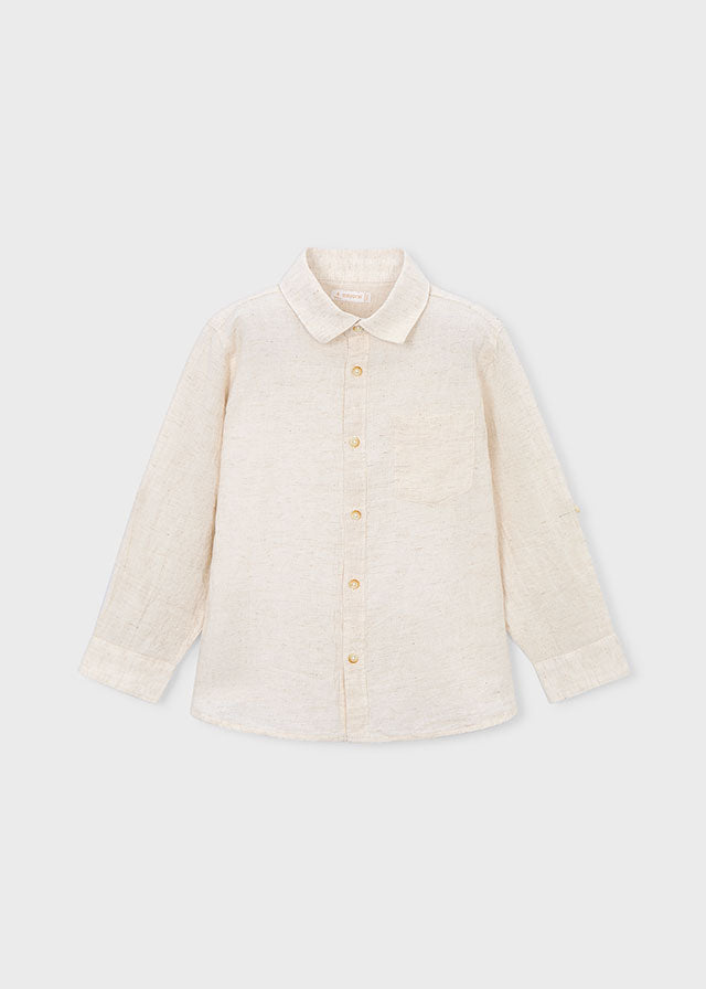 linen button down
