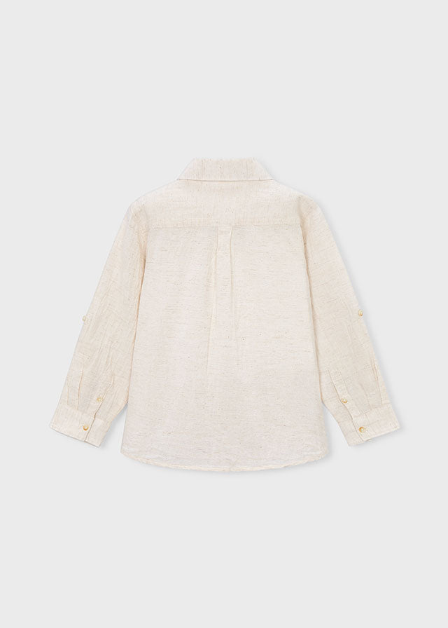 linen button down