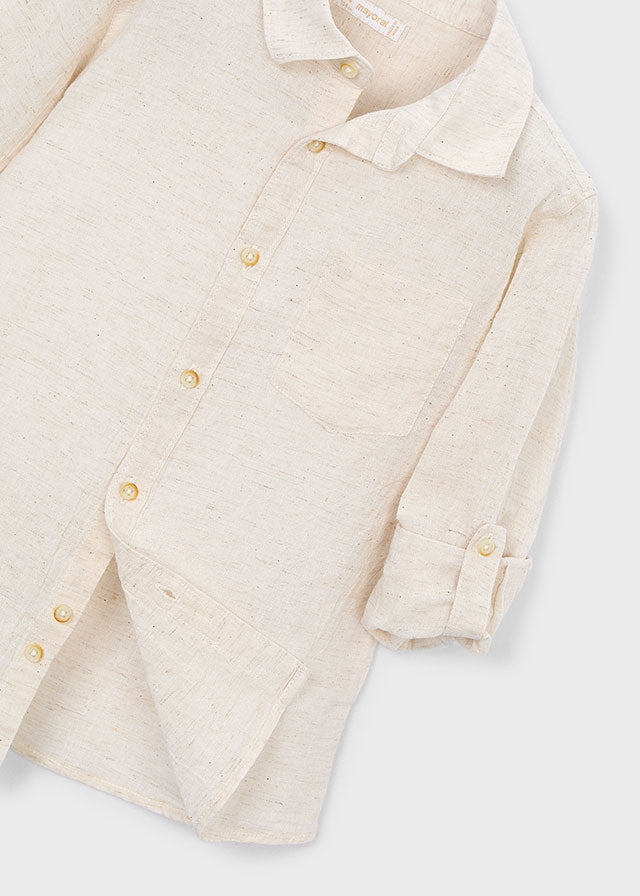 linen button down