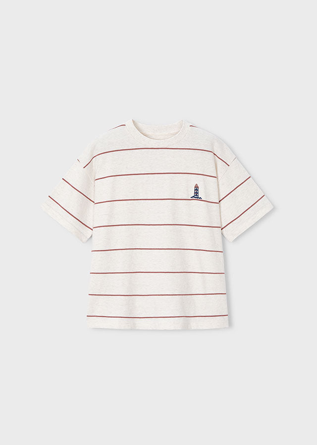 striped lighthouse tee