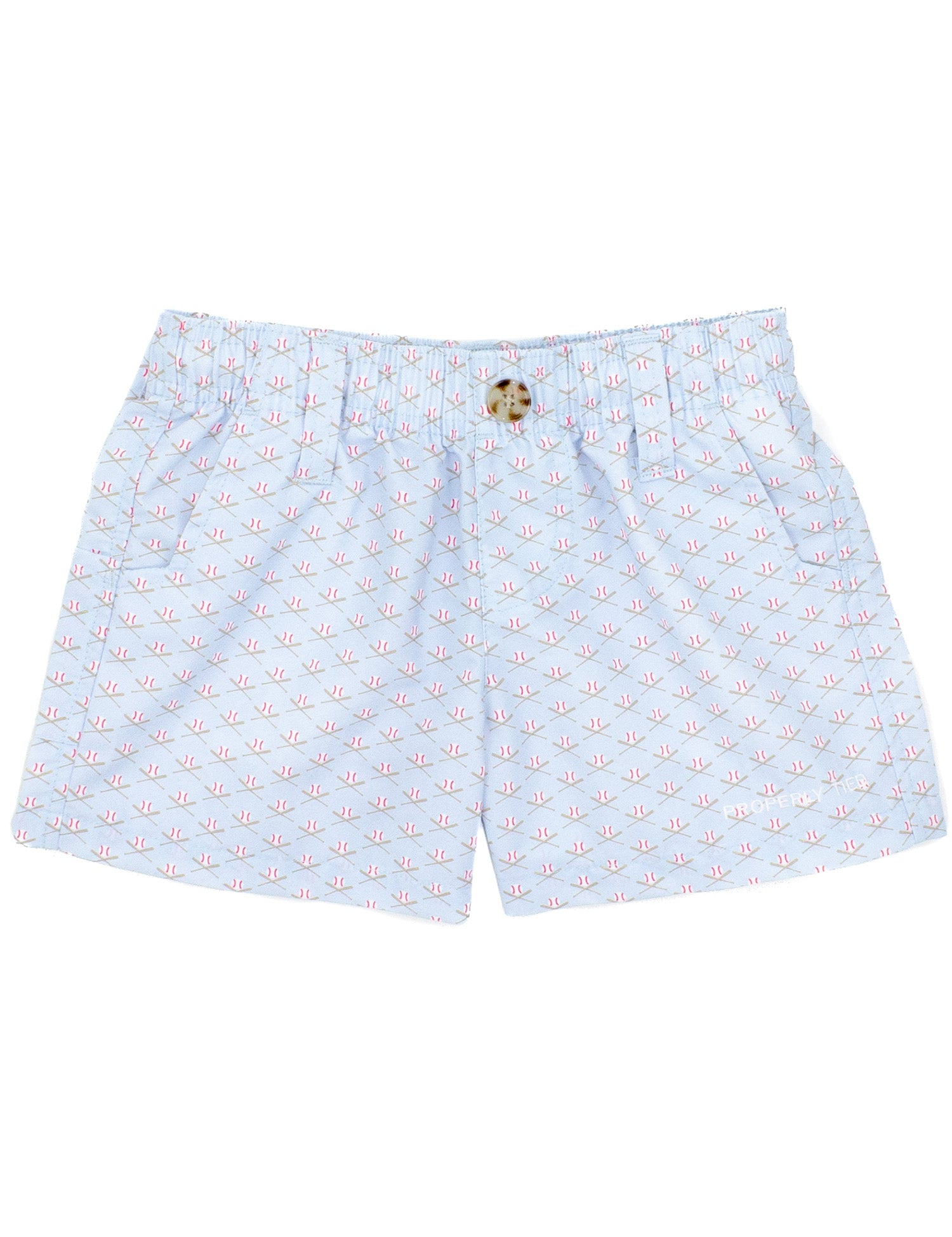 baseball shield mallard short