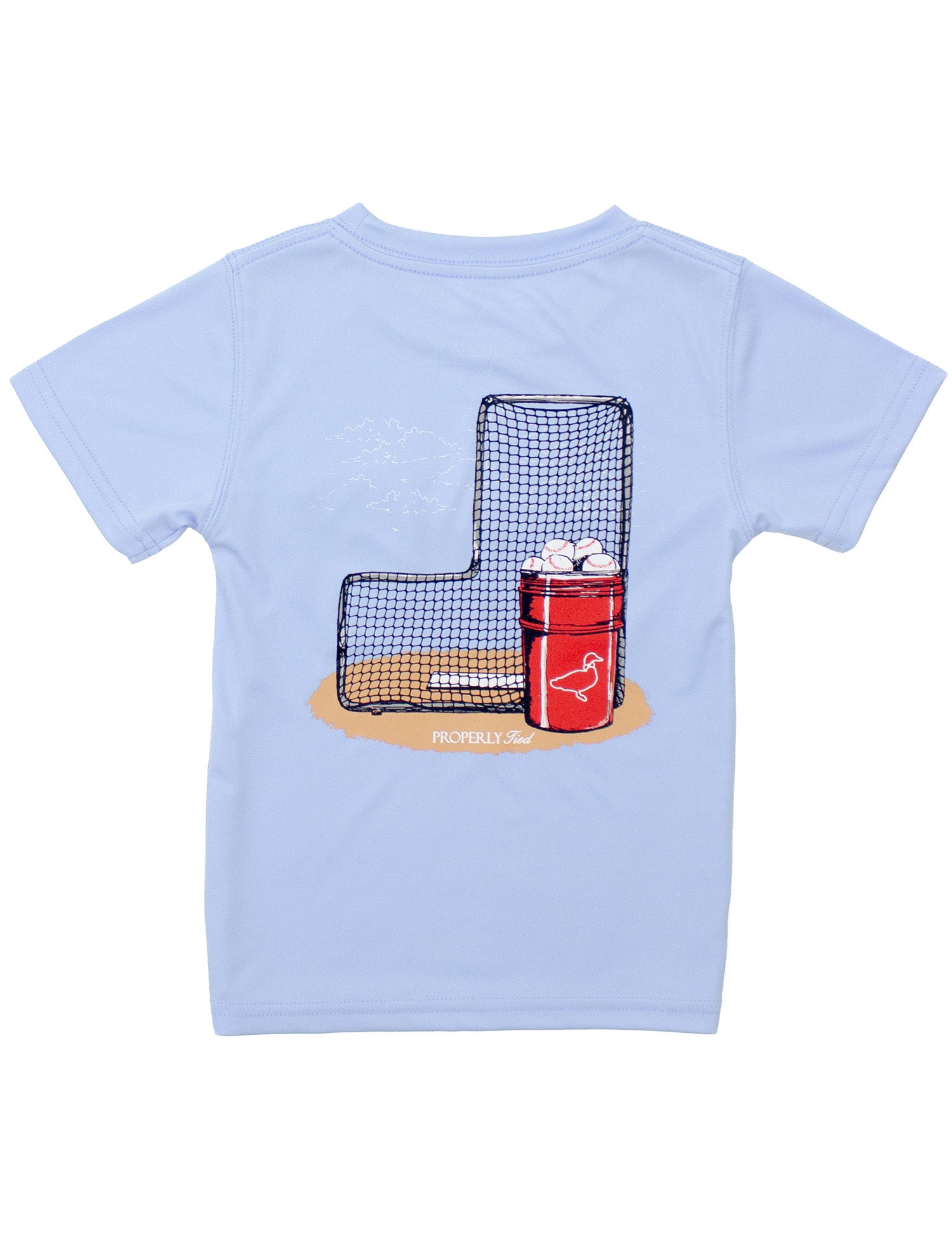 baseball bucket performance tee